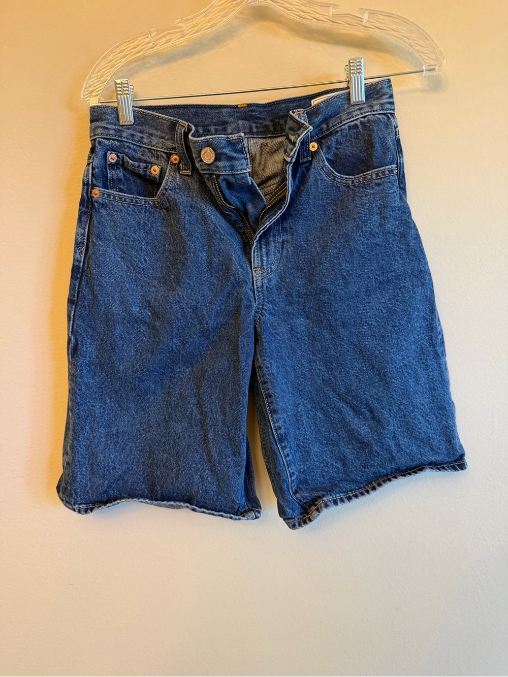 GAP Women’s Dark Blue Denim Cutoff Jean Shorts